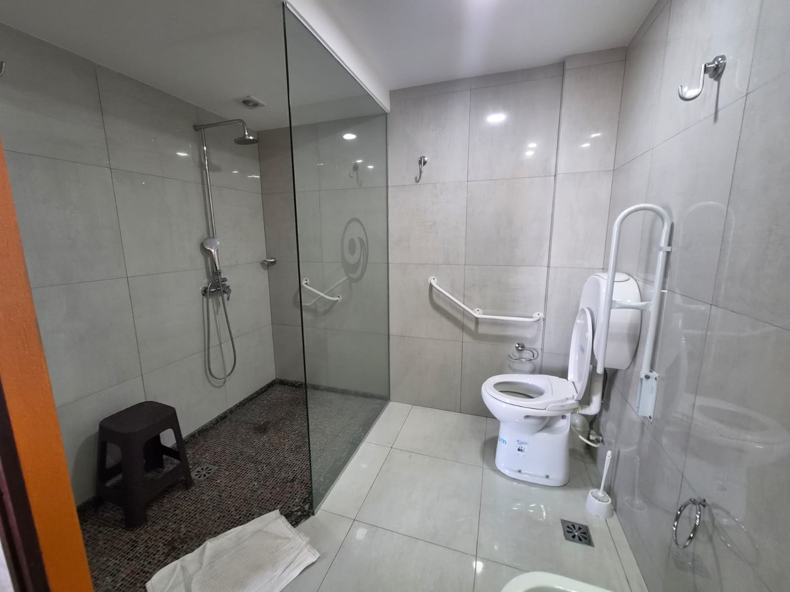 Ducha accesible del departamento