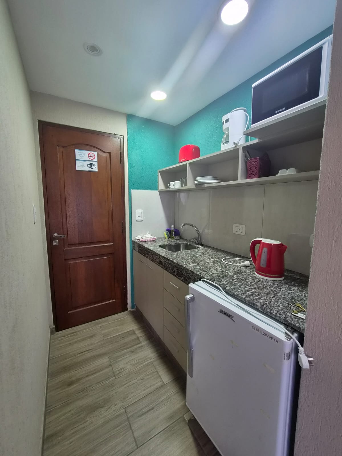 Kitchenette de la mono suite