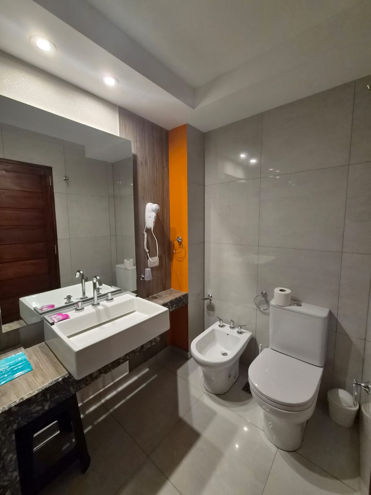 Baño del monoambiente con ducha