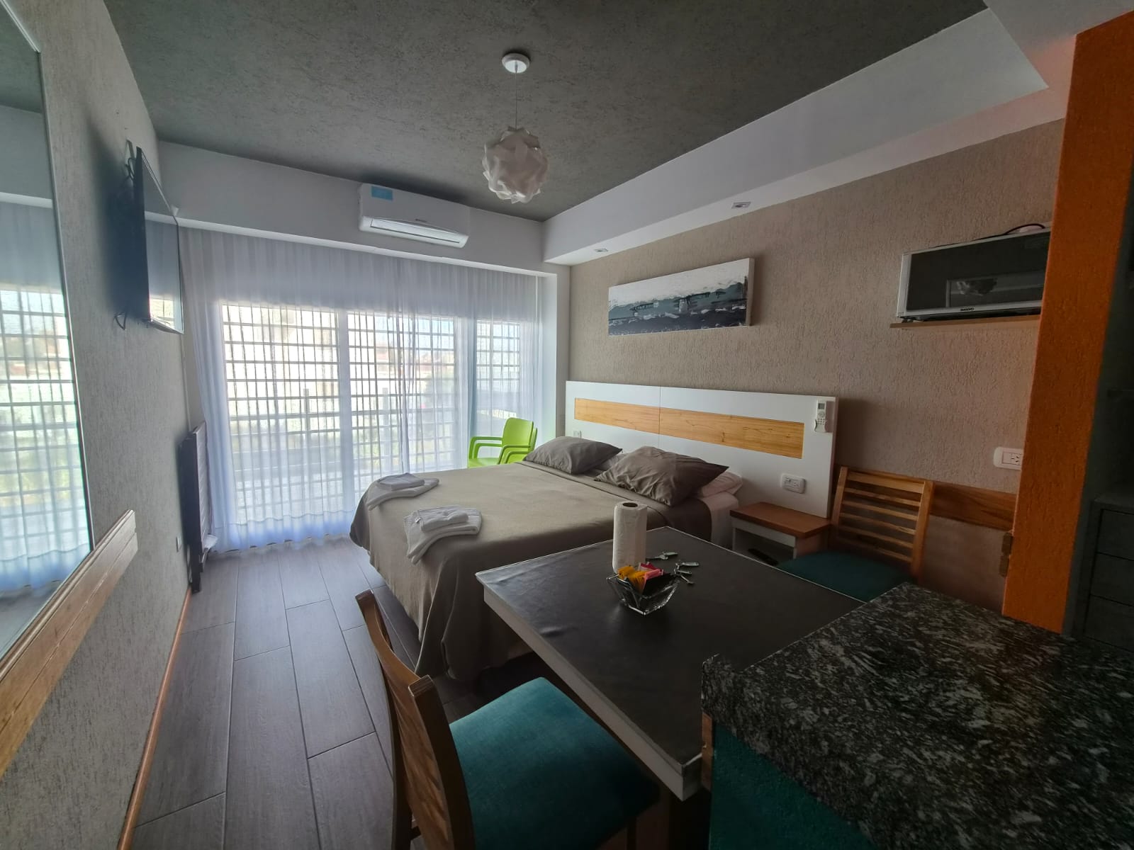 Cama matrimonial del monoambiente