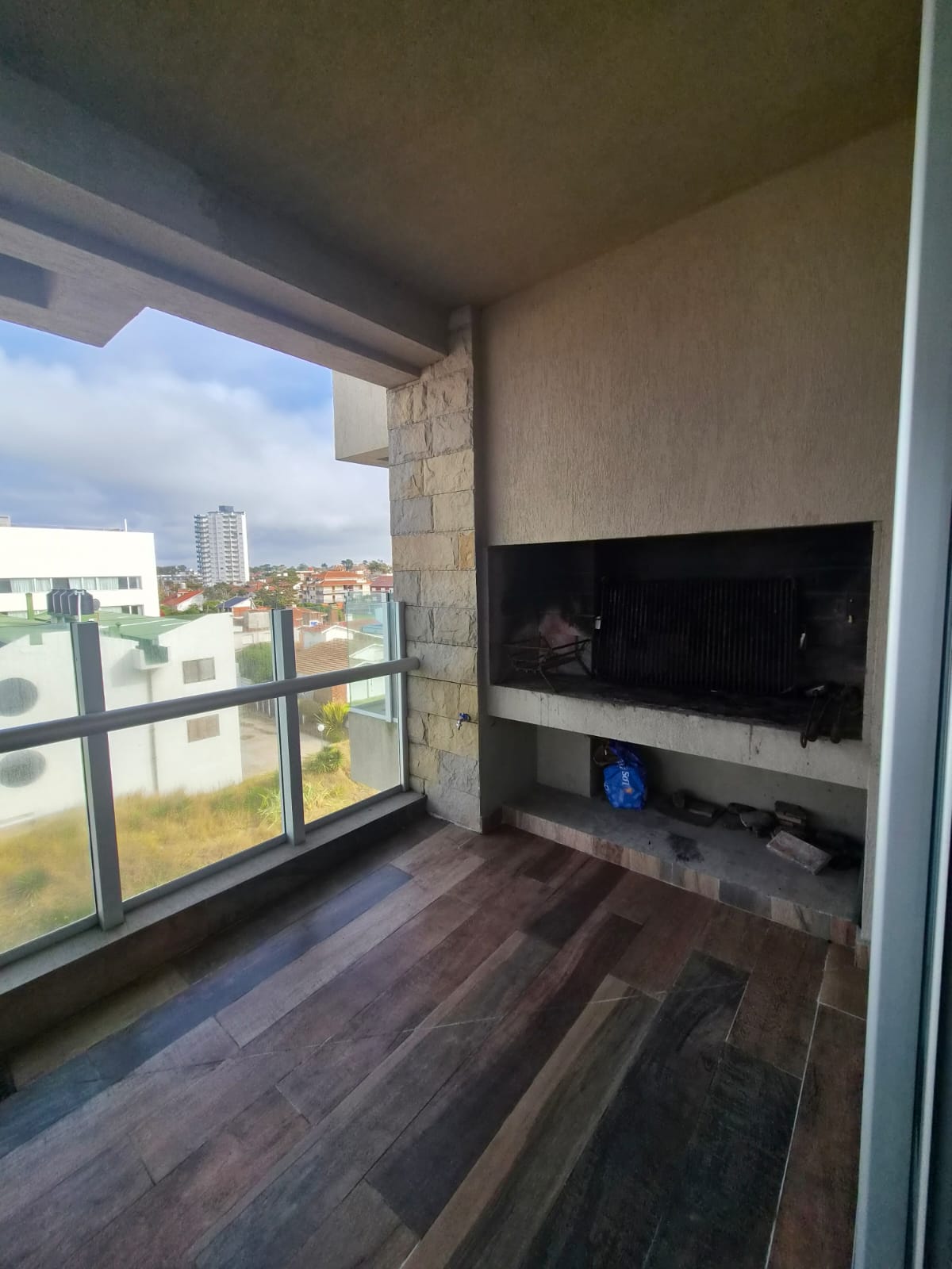 Parrilla privada del departamento premium